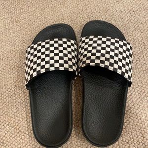 Vans slip on slides!